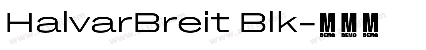 HalvarBreit Blk字体转换